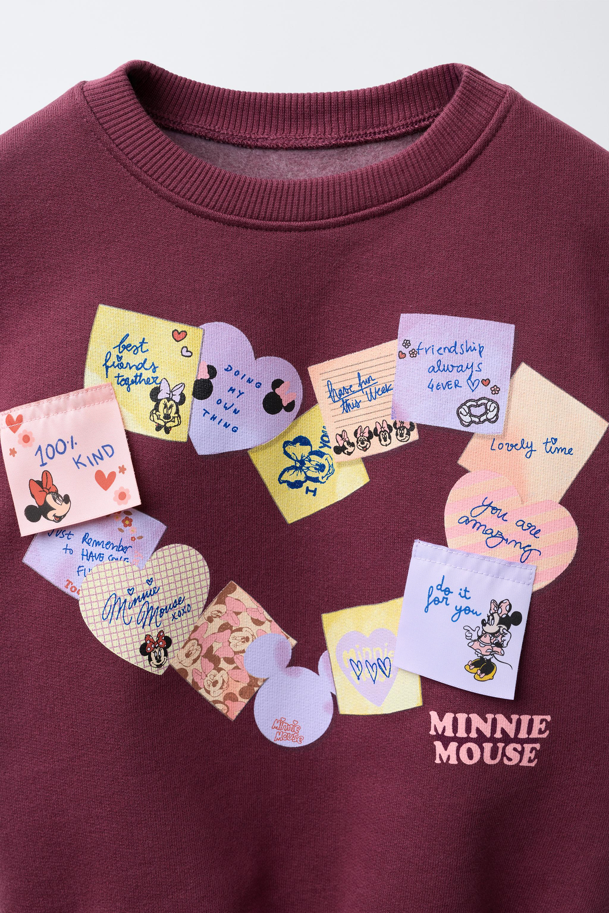 MINNIE MOUSE AND FRIENDS © DISNEY PATCH SWEATSHIRT